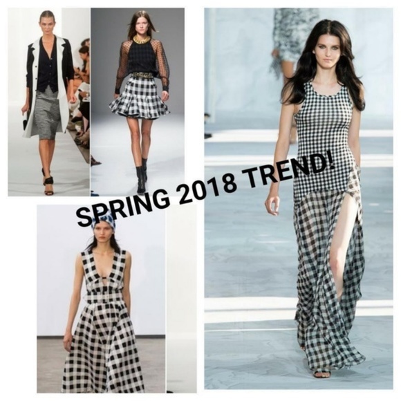 *$3 FOR $15* NEW Checkered Print Skater Skirt - Picture 5 of 8